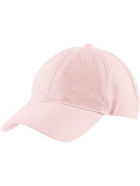 Baseball Caps Vegan AF (Back) Embroidered 100% Cotton Dad Hat - Light Pink - CT188T6WS48 $23.73