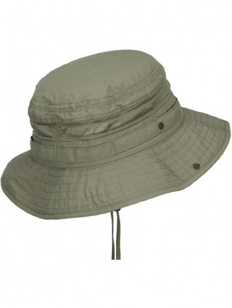 Sun Hats Big Size Talson UV Boonie Hat - Olive - CK12NTC9V8F $49.57