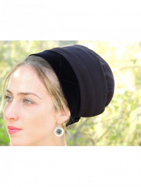 Headbands Tichel Mousse Volumizer & Anti Slip Headband Headcovering Headscarf One Size Black - Black - C8127X68QGZ $55.99