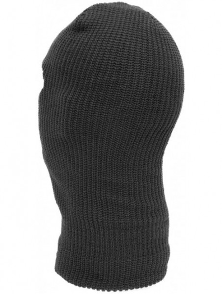 Balaclavas 3-Hole Winter Ski Mask - Charcoal - CQ18724M4IG $11.42