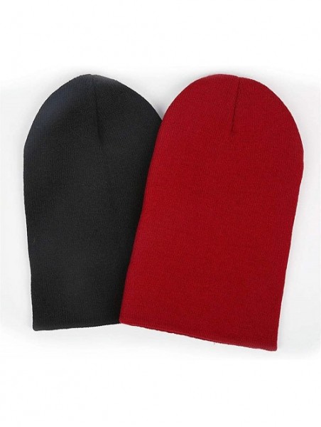 Skullies & Beanies Adult Stretchy Solid Color Knit Beanies Hats USPS-United-States-Postal-Service-Logo-Headwear for Mens Wome...