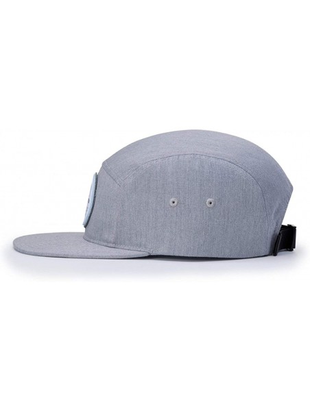 Baseball Caps Richardson 5 Panel Camper Adjustable Flatbill Strapback - Heather - CE187AA2XRG $18.50