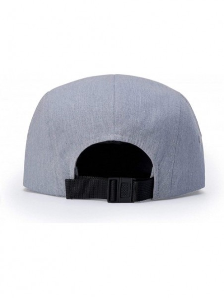 Baseball Caps Richardson 5 Panel Camper Adjustable Flatbill Strapback - Heather - CE187AA2XRG $18.50