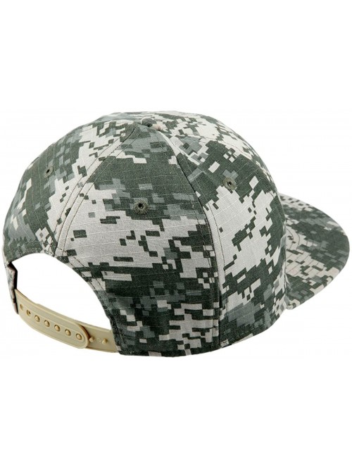 Baseball Caps Unisex Snapback Hat-3D Camo Leaves Printed Outdoor Hunting Flat Brim Baseball Cap - 032-us Acu Digital Camo - C...