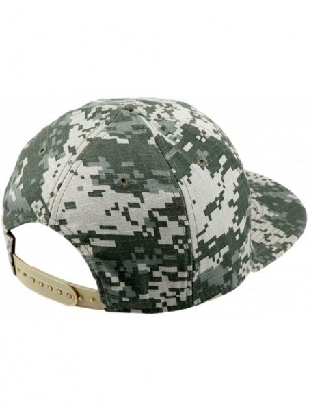 Baseball Caps Unisex Snapback Hat-3D Camo Leaves Printed Outdoor Hunting Flat Brim Baseball Cap - 032-us Acu Digital Camo - C...