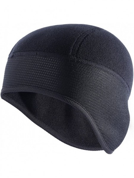 Skullies & Beanies Skull Cap Outdoor Sport Beanie Helmet Liner Covers Ear and Wicks Moisture Black - CN187XWSR92 $17.74