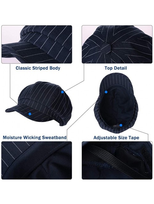 Newsboy Caps Packable Beret Newsboy Cap for Women Spring Summer Winter Gatsby Visor Hat 55-59 cm - 89046-navy - CT1998AULR4 $...