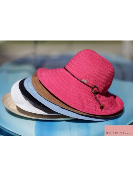 Sun Hats Women's Coconut Ring Safari Sun Hat - Fuchsia - CT18OELXCO4 $32.20