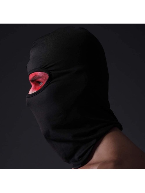 Balaclavas Multi-Purpose Balaclava Wind Cap Motorcycle Ski Scarf Full Face - Light Grey - CN11R4RBH29 $10.68