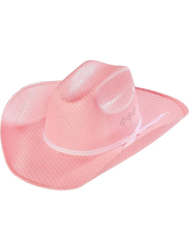 Cowboy Hats Toddler Canvas Western Hat - Pink - CO11HZZTJ2Z $40.76