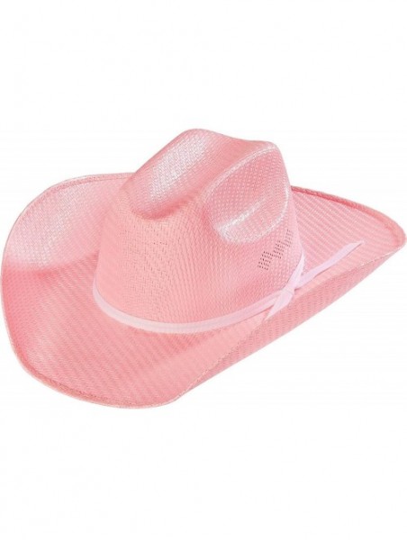 Cowboy Hats Toddler Canvas Western Hat - Pink - CO11HZZTJ2Z $40.76