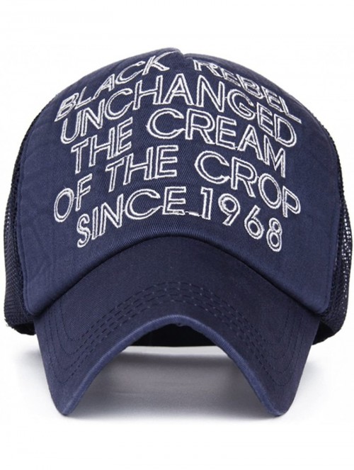 Baseball Caps Mesh Back Baseball Cap Trucker Hat 3D Embroidered Patch - Color3-4 - C811XIRKQ53 $17.30