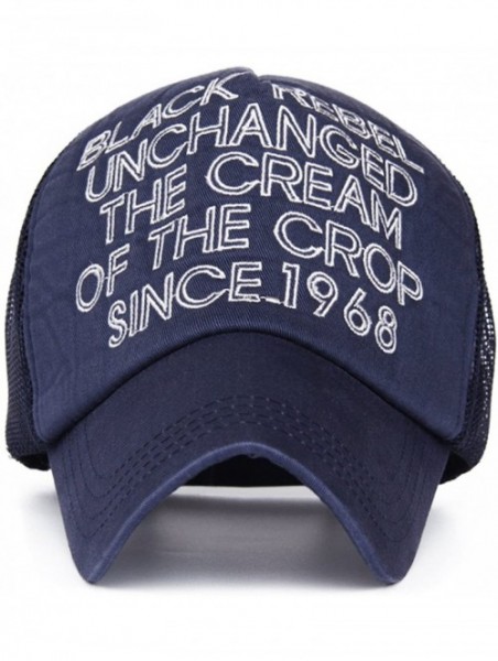 Baseball Caps Mesh Back Baseball Cap Trucker Hat 3D Embroidered Patch - Color3-4 - C811XIRKQ53 $17.30