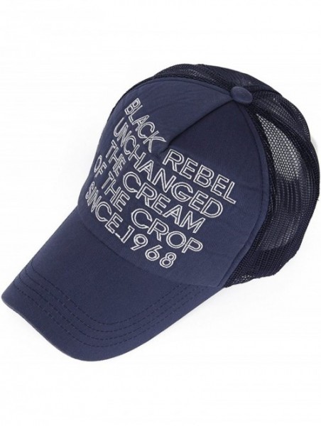 Baseball Caps Mesh Back Baseball Cap Trucker Hat 3D Embroidered Patch - Color3-4 - C811XIRKQ53 $17.30