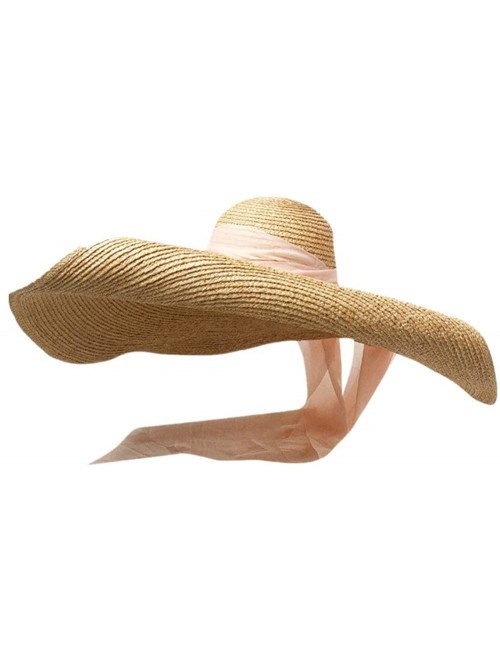 Sun Hats MEANIT Womens Oversized Foldable Packable - CA18TL22SIX $60.90