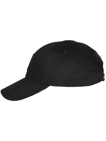 Baseball Caps Elite Tactical Baseball Cap Operator Hat Military Army Patch Panel - Black - C418DMIOQDQ $19.70