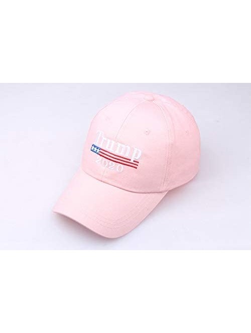Baseball Caps Men Women Make America Great Again Hat Adjustable USA MAGA Cap-Keep America Great 2020 - 2020 - Pink - CJ18QR3X...