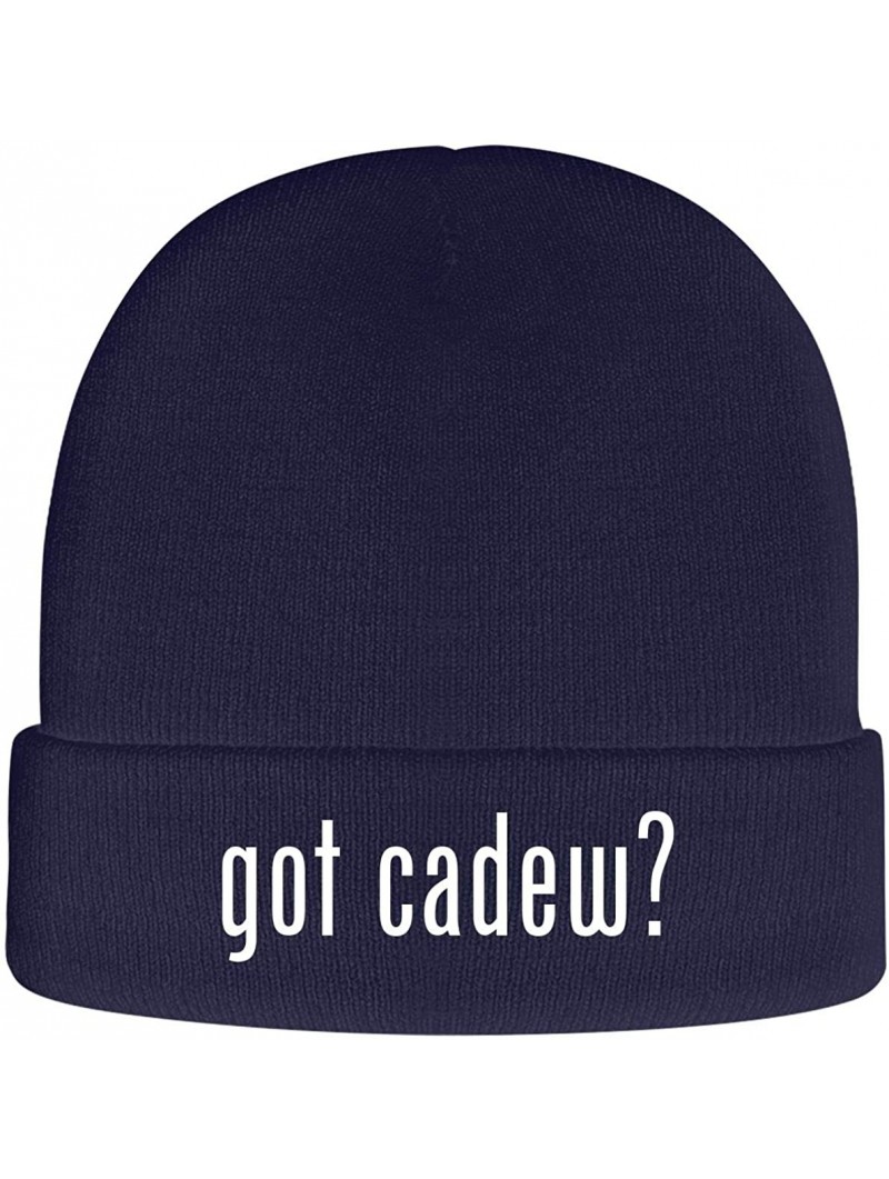 Skullies & Beanies got Cadew? - Soft Adult Beanie Cap - Navy - CM1937H4IMI $19.15