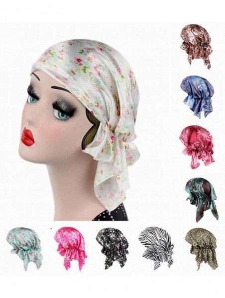 Skullies & Beanies Chemo Cap-Turban Headwear-Multi Function Headwrap and Chemo Hats for Hairloss - Bao Wen - CY1872O4GIG $14.04