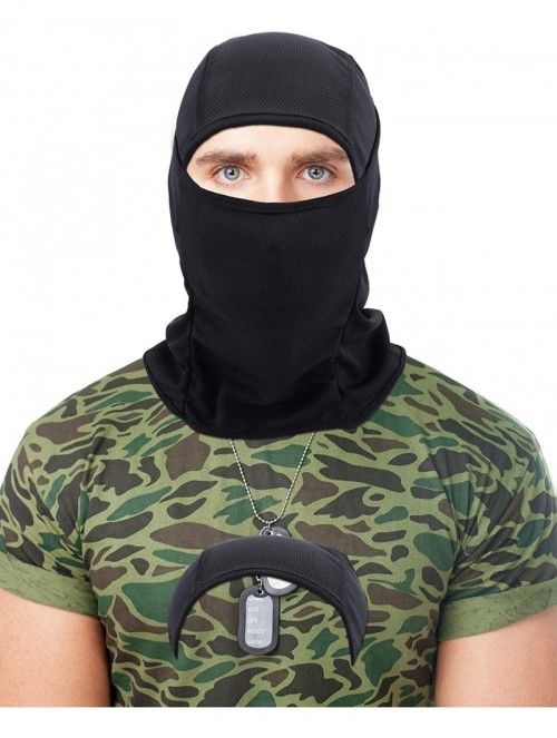 Balaclavas 3 Pieces Balaclava Mask Motorcycle Windproof Camouflage Fishing Face Cover (Color Set 4) - CV18WIN9TW9 $18.99