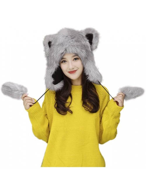 Cold Weather Headbands Earmuff Winter Thermal Motorcycle Costume - Gray - CH187ATTI26 $25.19