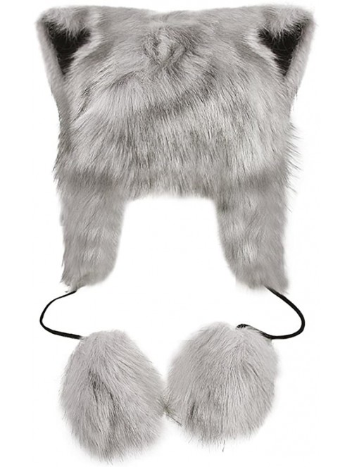 Cold Weather Headbands Earmuff Winter Thermal Motorcycle Costume - Gray - CH187ATTI26 $25.19