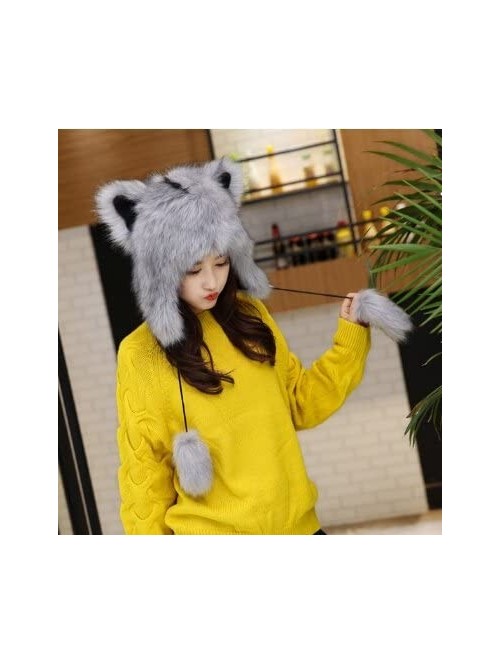 Cold Weather Headbands Earmuff Winter Thermal Motorcycle Costume - Gray - CH187ATTI26 $25.19