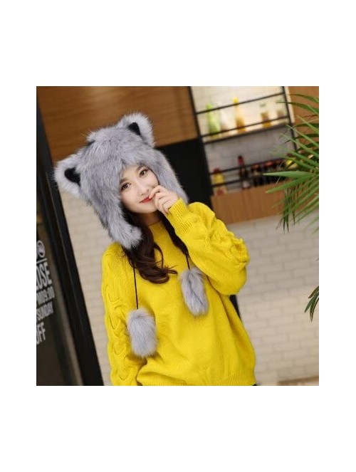 Cold Weather Headbands Earmuff Winter Thermal Motorcycle Costume - Gray - CH187ATTI26 $25.19