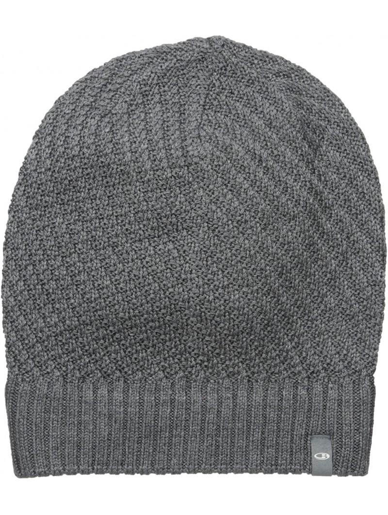 Skullies & Beanies Unisex-Adult Skyline Slouch Beanie- New Zealand Merino Wool - Gritstone Hthr - CV182HLNI66 $48.35