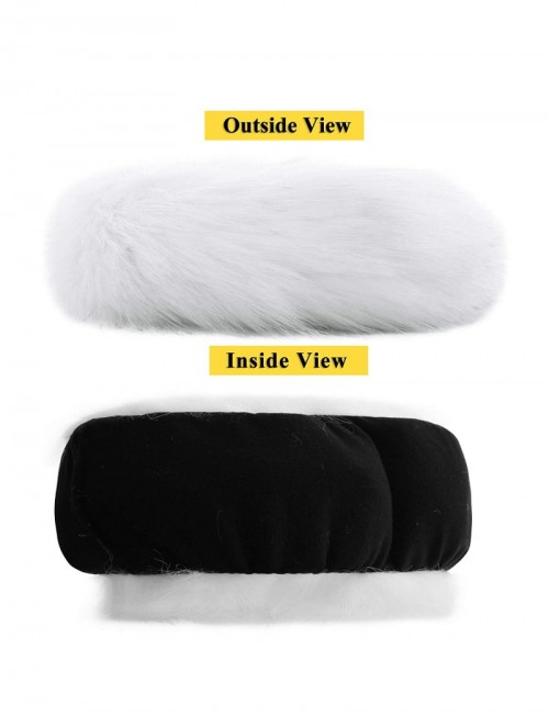 Cold Weather Headbands Women's Faux Fur Headband Winter Earwarmer Earmuff with Stretch-Navy Blue - Navy Blue - C618L69RO02 $1...