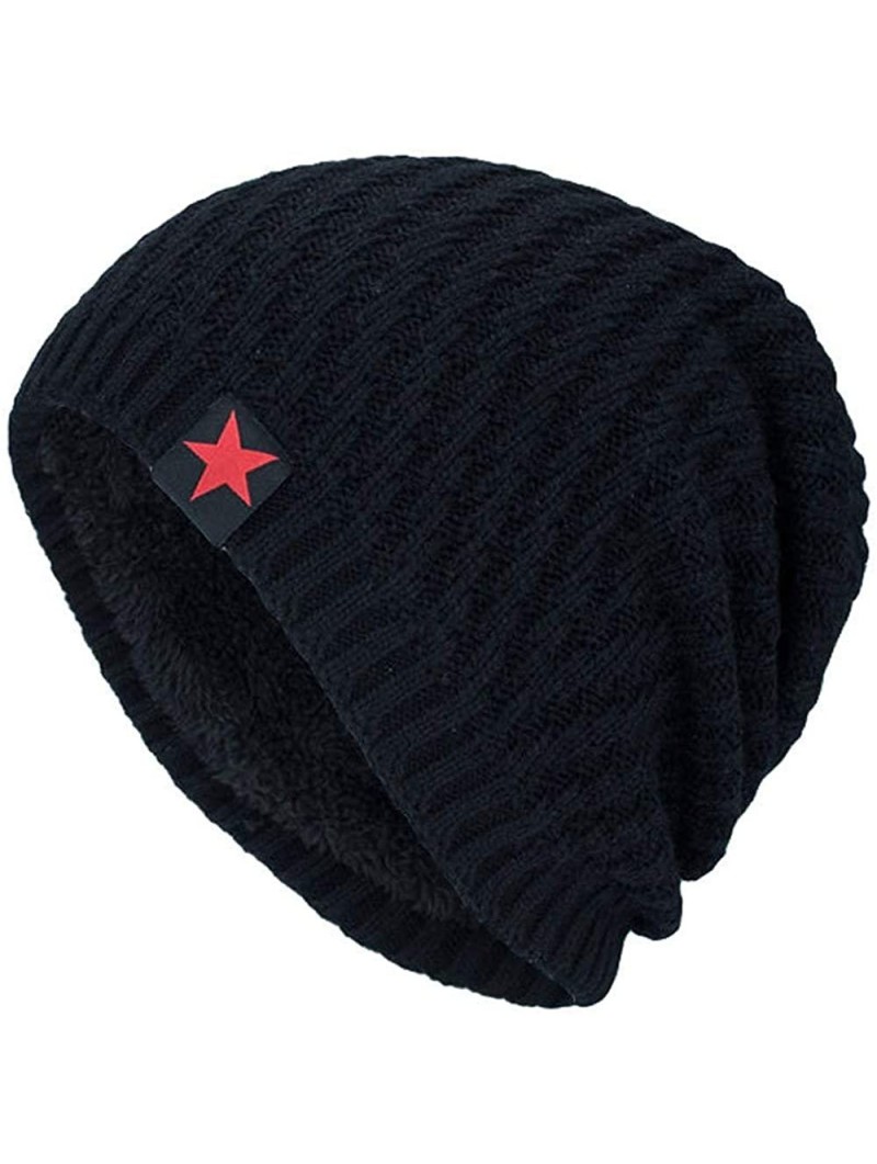 Baseball Caps Unisex Stretch Outdoor Beanies - D-unisex Black - CS192484D2N $21.49