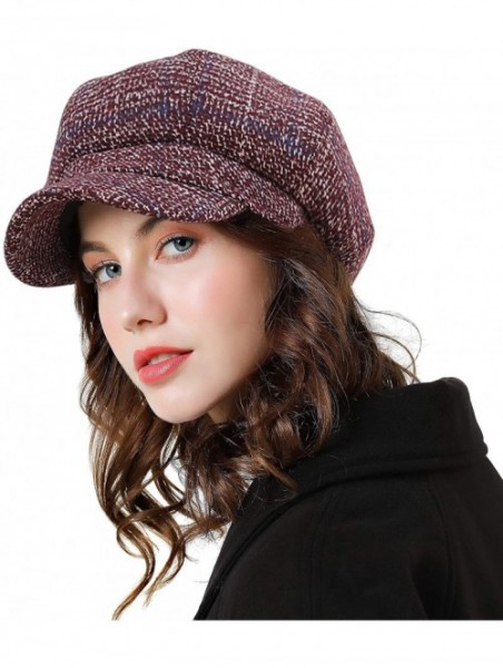 Berets Women Beret Newsboy Hat French Cotton Cap Classic Autumn Spring Winter Hats - CB18LAMZ4HH $20.96