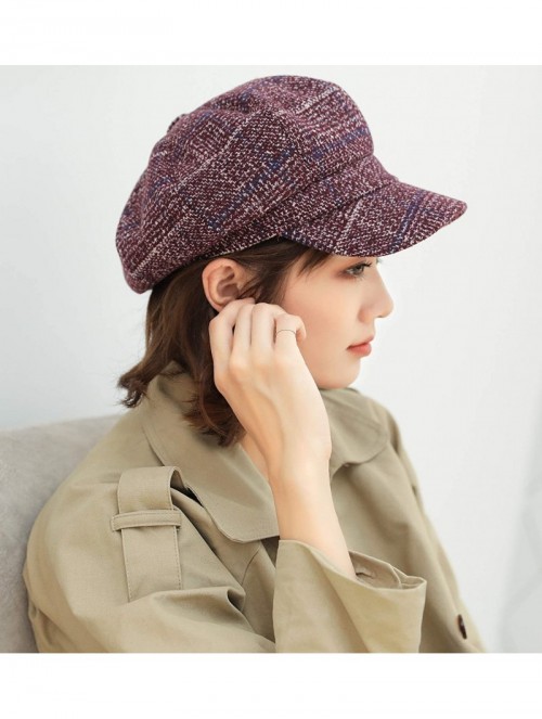 Berets Women Beret Newsboy Hat French Cotton Cap Classic Autumn Spring Winter Hats - CB18LAMZ4HH $20.96