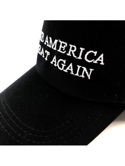 Baseball Caps 2 Packs Make America Great Again Hat Donald Trump Slogan MAGA with USA Flag Cap Adjustable Baseball Hat - CQ18R...