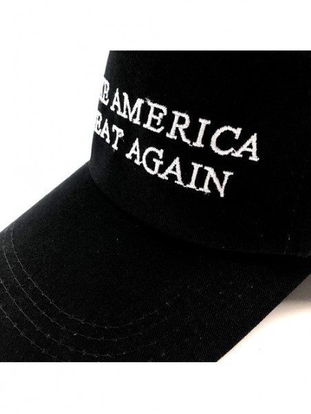 Baseball Caps 2 Packs Make America Great Again Hat Donald Trump Slogan MAGA with USA Flag Cap Adjustable Baseball Hat - CQ18R...