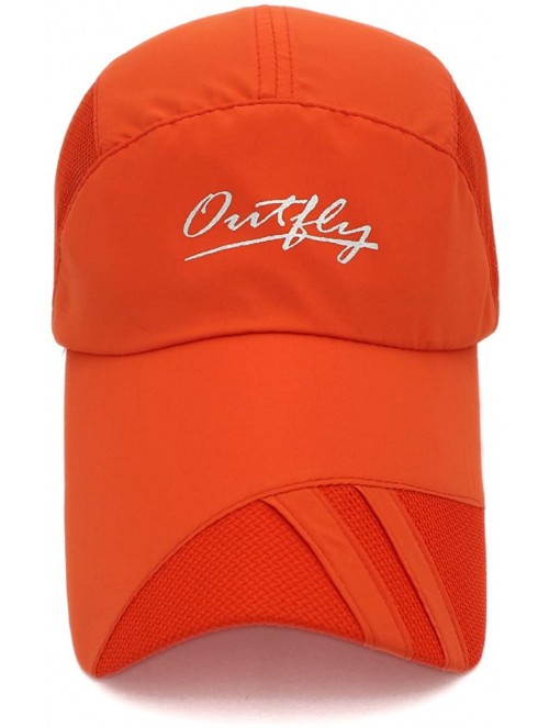 Baseball Caps Unisex Baseball Cap Adjustable Polyester Sun Protection Climbing Cap Driving Sun Hat - Style 1 & Orange - CC18D...