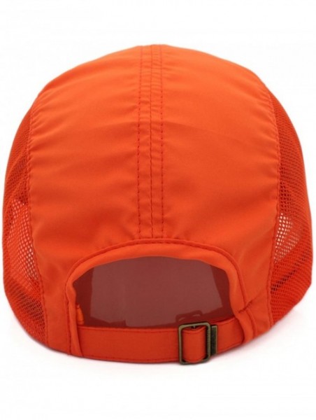 Baseball Caps Unisex Baseball Cap Adjustable Polyester Sun Protection Climbing Cap Driving Sun Hat - Style 1 & Orange - CC18D...