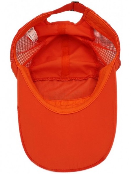 Baseball Caps Unisex Baseball Cap Adjustable Polyester Sun Protection Climbing Cap Driving Sun Hat - Style 1 & Orange - CC18D...