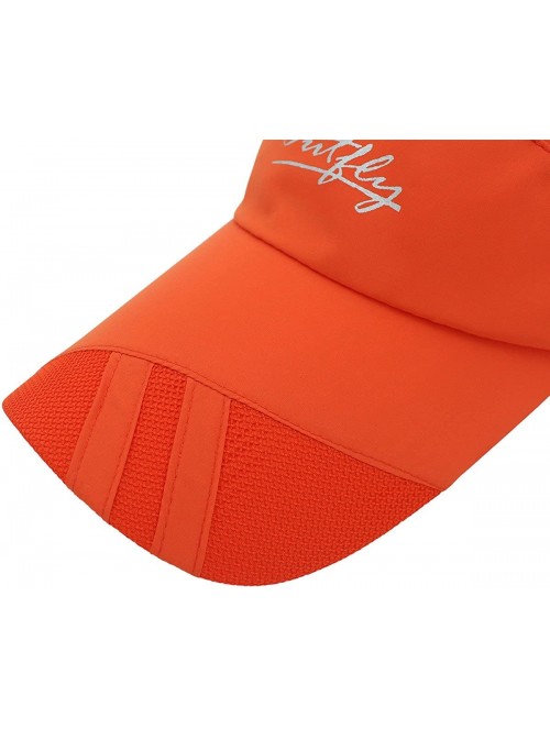 Baseball Caps Unisex Baseball Cap Adjustable Polyester Sun Protection Climbing Cap Driving Sun Hat - Style 1 & Orange - CC18D...