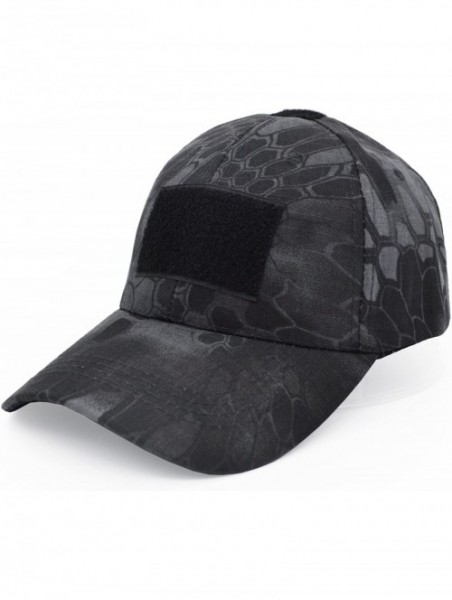 Baseball Caps Military Tactical Operator Cap- Outdoor Army Hat Hunting Camouflage Baseball Cap - Black Python Pattern - CO18E...