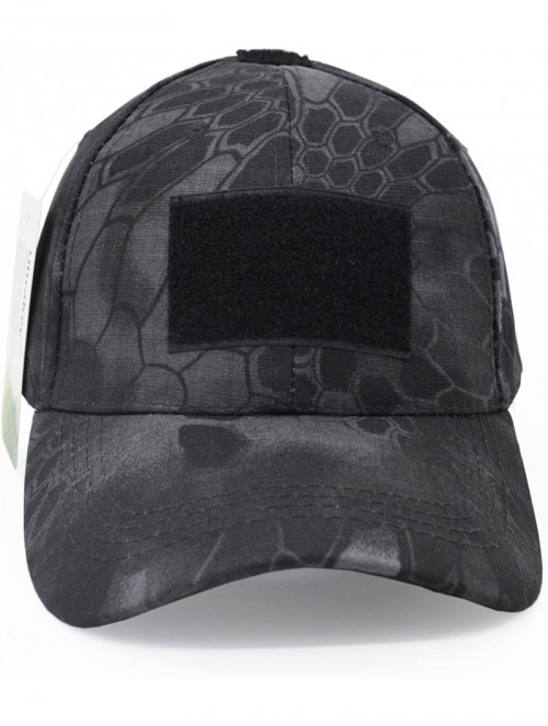 Baseball Caps Military Tactical Operator Cap- Outdoor Army Hat Hunting Camouflage Baseball Cap - Black Python Pattern - CO18E...