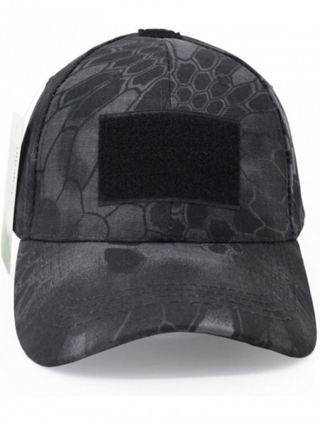 Baseball Caps Military Tactical Operator Cap- Outdoor Army Hat Hunting Camouflage Baseball Cap - Black Python Pattern - CO18E...