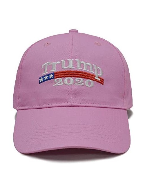 Baseball Caps Donald Trump 2020 Keep America Great Cap Adjustable Baseball Hat with USA Flag - Breathable Eyelets - C418ROIEG...