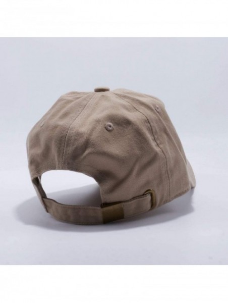 Baseball Caps Cotton Adjustable Baseball Classic Ballcap - Khaki(2pcs) - C018WOMH8AQ $15.07