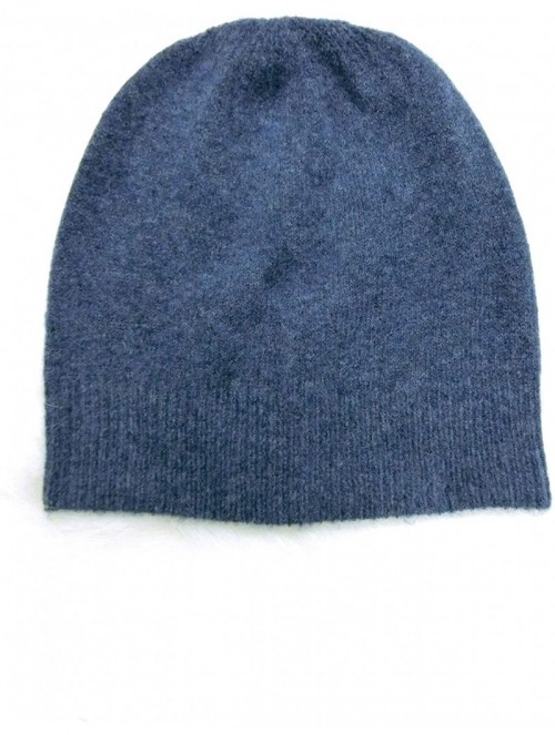 Skullies & Beanies Knitted Warm and Soft Premium Wool Mix Skull Cap Beanie Hat for Men and Women - Blue/Green - C018HWE5A23 $...