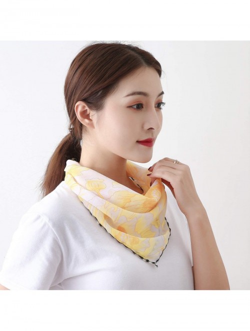 Balaclavas Women Multifunctional Bandana Chiffon Headband Scarf Balaclava Sun UV Protection - B2 - CJ198S9RLIW $11.21