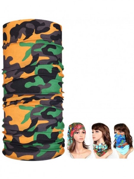 Balaclavas Headbands-16-in-1 Headband-Magic Bandanas-Collars Muffler Scarf- Face Mask - Camouflage002 - CZ18DKQXZ6K $14.38