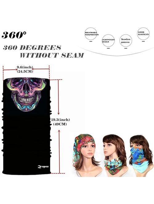 Balaclavas Headbands-16-in-1 Headband-Magic Bandanas-Collars Muffler Scarf- Face Mask - Camouflage002 - CZ18DKQXZ6K $14.38