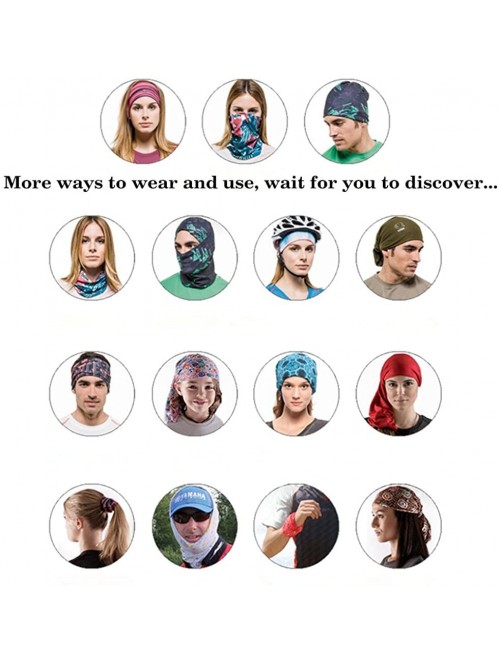 Balaclavas Headbands-16-in-1 Headband-Magic Bandanas-Collars Muffler Scarf- Face Mask - Camouflage002 - CZ18DKQXZ6K $14.38