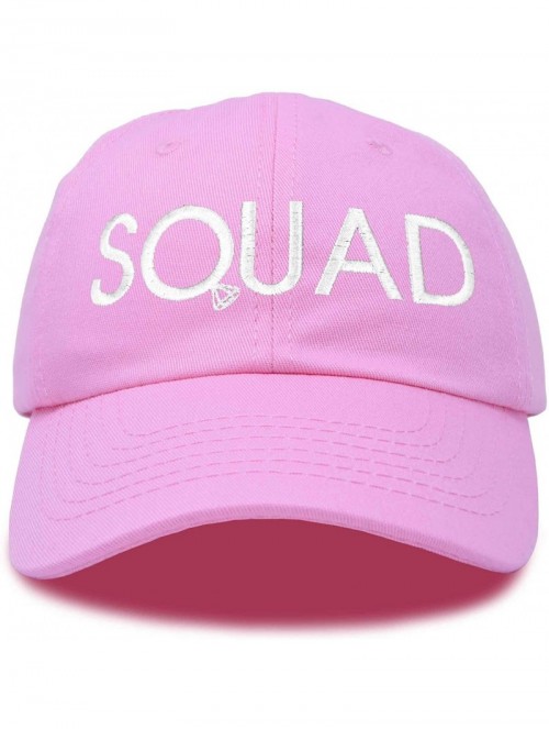 Baseball Caps Bachelorette Party Bride Hats Tribe Squad Baseball Cotton Caps - Squad-light Pink - CV18HU7IH8R $12.18